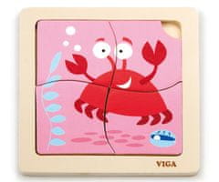 shumee Viga 50146 Podlahové puzzle - krab