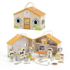 Viga Toys Veterinárna klinika Wooden Animal Clinic