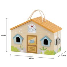 Viga Toys Veterinárna klinika Wooden Animal Clinic