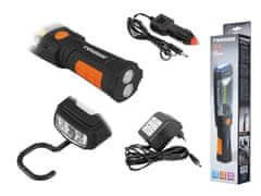 sapro Profi lampa do dielne LTC Tiross TS-1108, 3.7V/2000mAh, COB 3W+6LED, nabíjací, do autozapaľovača