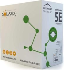 Solarix Inštalačný kábel Solarix CAT5E UTP PVC Eca 305m/box SXKD-5E-UTP-PVC