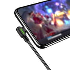 Mcdodo MCDODO 90° UHLOVÝ KÁBEL USB-C RÝCHLE NABÍJANIE OBOJSTRANNÝ USB TYP C LED 2M