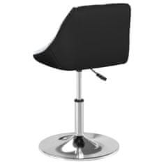 Vidaxl Barová stolička, čierno-biela, čalúnená umelou kožou