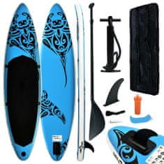 Vidaxl Nafukovací Stand Up Paddleboard 305x76x15 cm modrý