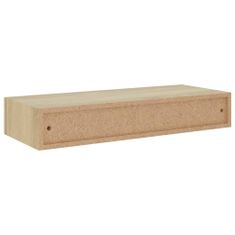 Petromila vidaXL Nástenné zásuvkové police 2 ks farba dubu 60x23,5x10 cm MDF