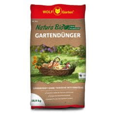 Wolf - Garten ZÁHRADNÉ HNOJIVO NA 280 m2 / 18,9kg Wolf-Garten NG 18,9 NATURA BIO