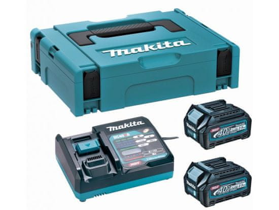 Makita Akumulátor sada s nabijačkou 2 x BL4040+DC40RA 40V XGT, 191J97-1