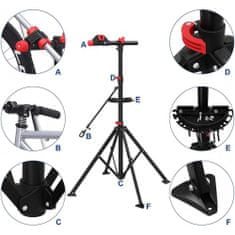 Songmics Stojan na opravu bicyklov SONGMICS SBR02B