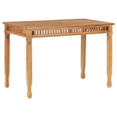 Petromila vidaXL Záhradný jedálenský stôl 110x65x80 cm tíkový masív