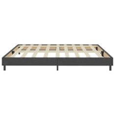 Vidaxl Rám na boxspring posteľ, sivý, látka 200x200 cm