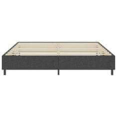 Vidaxl Rám na boxspring posteľ, sivý, látka 200x200 cm