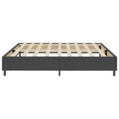 Vidaxl Rám na boxspring posteľ, sivý, látka 200x200 cm