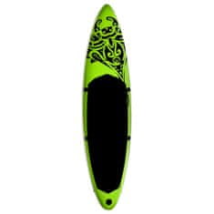 Vidaxl Nafukovací Stand Up Paddleboard 305x76x15 cm zelený