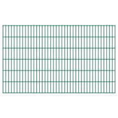 Vidaxl 2D plotové panely, 2,008 x 1,23 m, 4 m, zelené