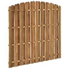 Vidaxl Plotový panel, borovicové drevo 180x(155-170) cm