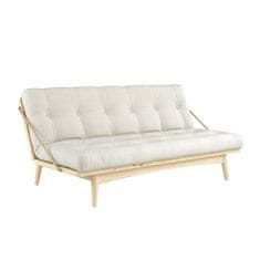 sofa FOLK + futon natural, prírodná