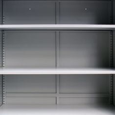 Petromila vidaXL Oceľová kancelárska skrinka s 2 dverami, 90x40x180 cm, šedá