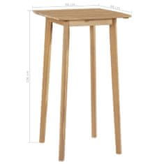 Petromila vidaXL Barový stôl 60x60x105 cm, akáciový masív