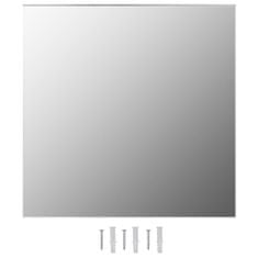 Vidaxl Nástenné zrkadlá 2 ks 70x70 cm štvorcové sklenené