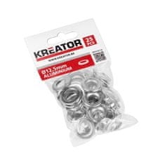 Kreator KRT616110 - Krúžky hliník 12,5mm 25ks