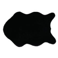 KONDELA Umelá kožušina Rabit Typ 1 60x90 cm - čierna