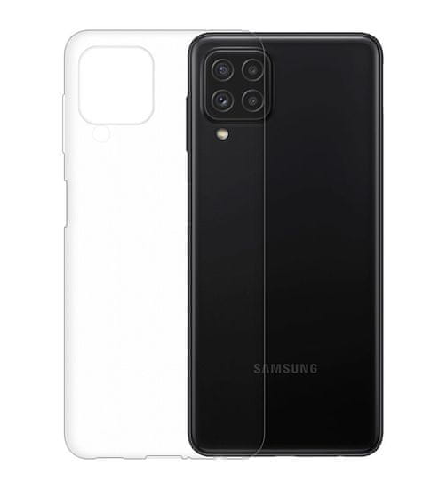 Nuvo Gumený obal na Samsung Galaxy A22 LTE priehľadný