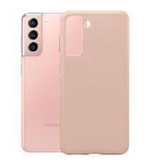 Nuvo Silikónový obal NUVO na Samsung Galaxy S21 ružový