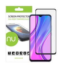 Nuvo Ochranné sklo NUVO pre Xiaomi Redmi 9 čierny rám