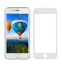 Nuvo Ochranné sklo NUVO pre Apple iPhone 7 Plus, biele, N-SKL-IP7P-FULL-BIE