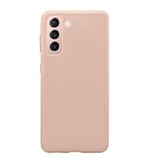 Nuvo Silikónový obal NUVO na Samsung Galaxy S21 ružový