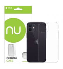 Nuvo Gumené puzdro Apple iPhone 12 a 12 Pro transparentné