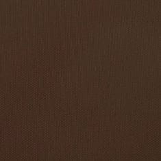 Vidaxl Tieniaca plachta oxfordská látka obdĺžniková 3,5x5 m hnedá