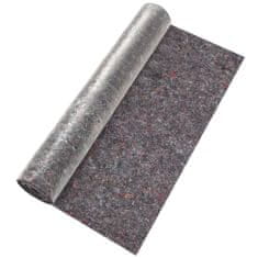 Vidaxl Ochranný koberec z flícu, 50 m, 180 g/m2, sivý