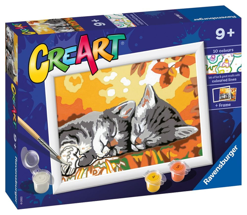 Ravensburger CreArt Jesenné mačiatka