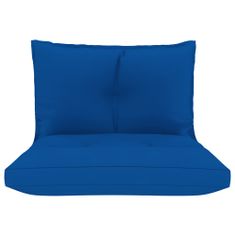 Vidaxl Podložky na paletovú sedačku 2 ks, kráľovsky modré, látka