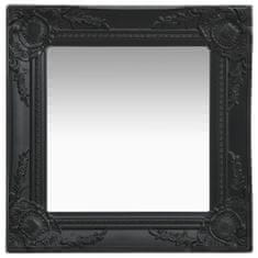 Vidaxl Nástenné zrkadlo v barokovom štýle 40x40 cm čierne