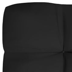 Vidaxl Podložka na paletovú sedačku, čierna 120x40x10 cm