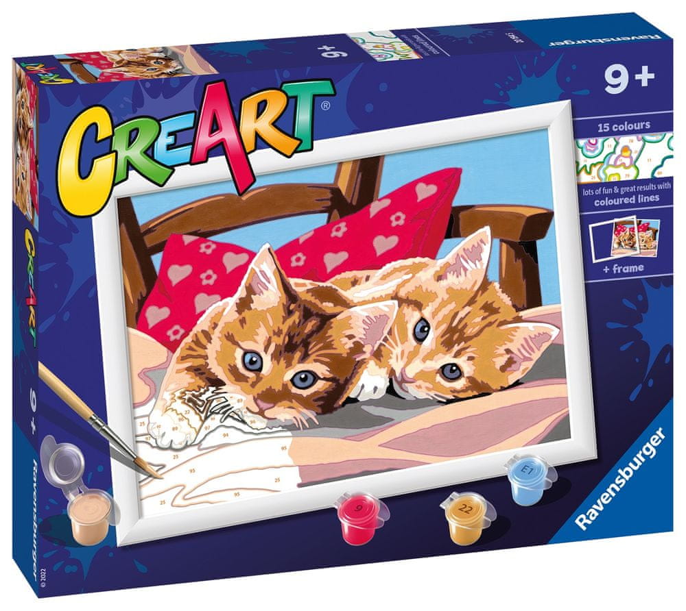 Ravensburger CreArt Dve maznavé mačiatka