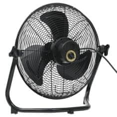 Vidaxl Podlahový ventilátor 3 rýchlosti 40 cm 40 W čierny