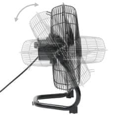 Vidaxl Podlahový ventilátor 3 rýchlosti 60 cm 120 W čierny