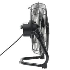 Vidaxl Podlahový ventilátor 3 rýchlosti 60 cm 120 W čierny