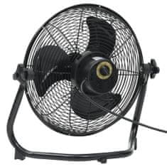 Vidaxl Podlahový ventilátor 3 rýchlosti 60 cm 120 W čierny