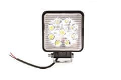 AMIO LED pracovné svetlo 9LED 110x110 35W FLAT 9-36V AWL07