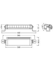 Osram Osram LEDriving Lightbar FX250-CB LEDDL103-CB 12/24V 35W