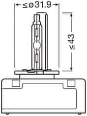 Osram Osram xenónová výbojka D5S XENARC ORIGINAL