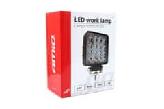 AMIO LED pracovné svetlo 16x LED AWL05 EMC 108x108 48W FLAT 9-60V