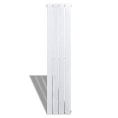 Vidaxl Lamelový radiátor, biely 311mmx1500mm