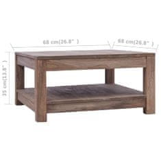 Vidaxl Konferenčný stolík 68x68x35 cm masívne teakové drevo