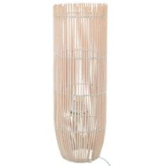 Vidaxl Stojanová lampa vŕba biela 84 cm E27