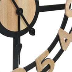 Vidaxl 321466 Wall Clock Gold and Black 63,5 cm MDF